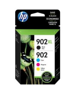 HP 902XL Black And 902 Tricolor Original Ink Cartridges Pack Of 4, T0A39AN