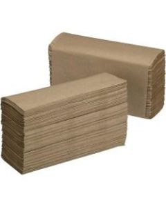 SKILCRAFT Multi-Fold 1-Ply Paper Towels, 9-1/4in, 250 Sheets Per Bundle, Case Of 16 Bundles