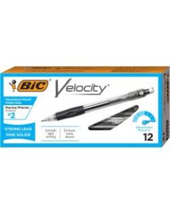 BIC Mechanical Pencils, #2 Lead, 0.5 mm Lead, Black Barrel, Pack Of 12