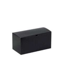 Partners Brand Black Gloss Gift Boxes 12in x 6in x 6in, Case of 50