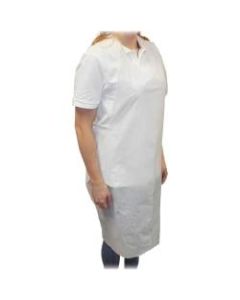 Impact Products Disposable Poly Apron - Polyethylene - For Food Service, Food Handling, Manufacturing - White - 1000 / Carton