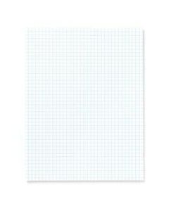 Office Depot Brand Quadrille Pads, 4 x 4 Squares/Inch, 50 Sheets, White, Pack Of 6