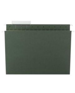 Smead TUFF Hanging Folders With Easy Slide Tabs, Letter Size, Standard Green, Box Of 20