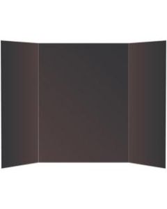 Office Depot Brand 2-Ply Tri-Fold Project Board, 36in x 48in, Black