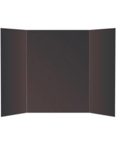 Office Depot Brand 2-Ply Tri-Fold Project Board, 36in x 48in, Black