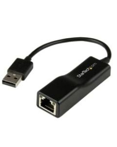 StarTech.com USB 2.0 to 10/100 Mbps Ethernet Network Adapter Dongle - Add a 10/100Mbps Ethernet port to your laptop or desktop computer through USB - USB 2.0 to 10/100 Mbps Ethernet Network Adapter Dongle - USB Network Adapter