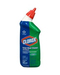 Clorox Commercial Solutions Manual Toilet Bowl Cleaner with Bleach - Gel - 24 fl oz (0.8 quart) - Fresh Scent - 720 / Pallet - Clear