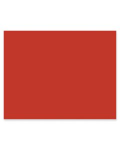 Pacon Peacock 100% Recycled Railroad Board, 22in x 28in, 4-Ply, Red, Carton Of 25 Sheets