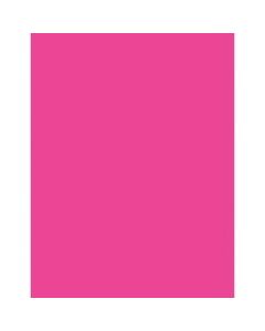 Pacon Bond Paper, Letter Size (8 1/2in x 11in), 24 Lb, Neon Pink, Pack Of 100 Sheets