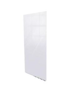 Ghent Aria Low-Profile Magnetic Glass Unframed Dry-Erase Whiteboard, 96in x 48in, White