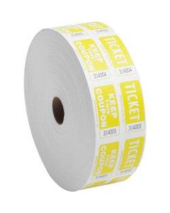 Sparco Roll Tickets - Yellow - 2000/Roll