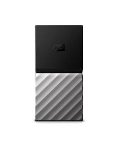 Western Digital My Passport 512GB Portable External Solid State Drive, 64MB Cache, WDBK3E5120PSL-WESN, Black/Silver