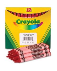 Crayola Bulk Crayons - Red - 12 / Box