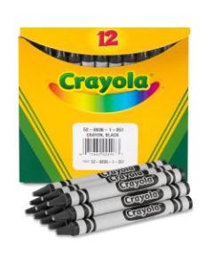 Crayola Crayon Refills #836, Black, Box Of 12