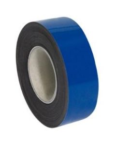 Partners Brand Blue Warehouse Labels, LH130, Magnetic Rolls 2in x 50ft, 1 Roll
