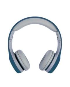 Ativa Kids On-Ear Wired Headphones With On-Cord Microphone, Blue/Gray