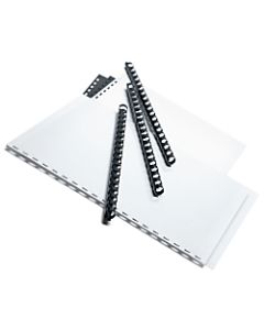 Office Depot Brand 1/2in Binding Combs, 90-Sheet Capacity, Black, Pack Of 25