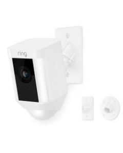 Ring Spotlight Wired 1080p Indoor/Outdoor Mounted Camera, 8SH5P7-WEN0