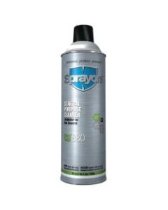 Sprayon General-Purpose Aerosol Cleaner, 19 Oz Can, Case Of 12