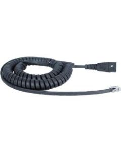 VXi Quick Disconnect QD1026G Cord - 6 ft Quick Disconnect/RJ-9 Phone Cable for Phone, Headset - First End: 1 x RJ-9 Male Phone - Second End: 1 x Quick Disconnect - Black