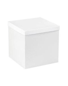Partners Brand White Deluxe Gift Box Bottoms 12in x 12in x 12in, Case of 50