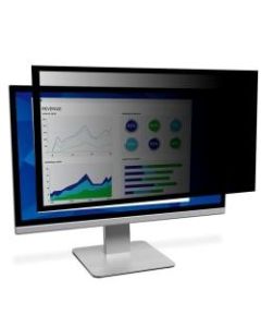 3M Framed Privacy Filter Screen for Monitors, 22in Widescreen (16:9), Reduces Blue Light, PF322W9