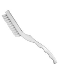 Impact Products Tile/Grout Cleaning Brush - Nylon Bristle - 3.50in Brush Face - 9in Handle Length - 9in Overall Length - Plastic Handle - 1 Each - White