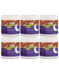 OdoBan Solid Odor Absorbers, Vapor Moon Scent, 14 Oz, Case Of 6 Jars