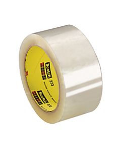 3M 373 Carton Sealing Tape, 2in x 110 Yd., Clear, Case Of 36