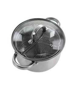 Oster Sangerfield 5-Piece Stainless-Steel Dutch Oven Set, 4 Qt