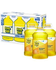 Clorox Pine Sol All-Purpose Cleaner, Lemon Fresh Scent, 144 Oz Bottle, Box Of 3