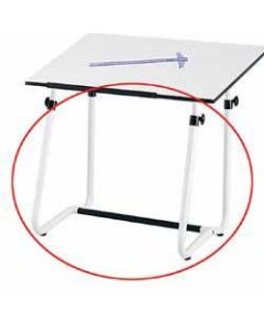 Safco Vista Drawing Table Base, White