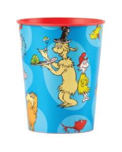 Amscan Dr. Seuss Plastic Favor Cups, 16 Oz, Multicolor, Set Of 10 Cups
