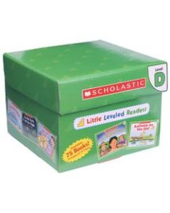 Scholastic Little Leveled Readers Book: Level D Box Set, Grades K-2, Pack Of 75 Books