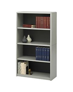 Safco Value Mate Steel Bookcase, 4 Shelves, Gray
