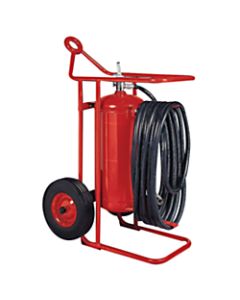 Wheeled Fire Extinguisher Units, Class A, B and C Fires, 125 lb Cap. Wt.