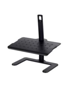 Safco Height Adjustable Footrest, 21 1/2inH x 20 1/2inW x 14 1/2inD, Black