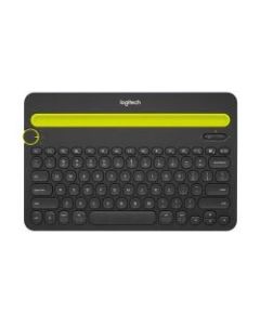 Logitech K480 Wireless Multi-Device Keyboard for Windows, macOS, iPadOS, Android or Chrome OS, Bluetooth, Compact - Black