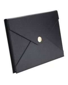 See Jane Work Faux Leather Document Pouch, Black