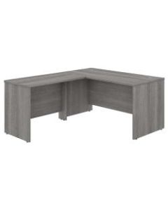 Bush Business Furniture Studio C 60inW L-Shaped Desk With 42inW Return, Platinum Gray, Standard Delivery