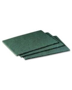 Scotch-Brite Scrubbing Pads - 9in Height x 6in Width x 9in Depth - 60/Carton - Synthetic - Green