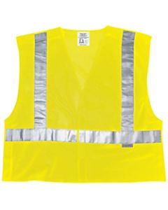 Luminator Class II Tear-Away Safety Vests, 3XL, Fluorescent Lime
