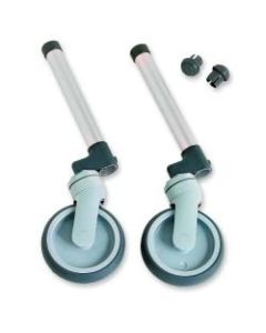 Invacare Swivel Wheels With Glide Tips, 5in, Pack Of 2