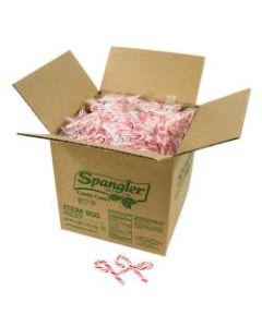 Spangler Mini Peppermint Candy Canes, Bag Of 500 Pieces