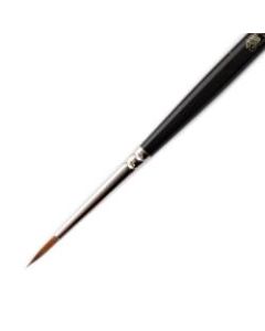 Winsor & Newton Series 7 Kolinsky Sable Pointed Round Paint Brush, Black, Sable Hair, Size 1