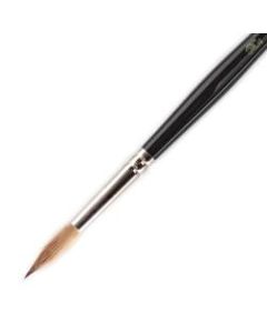 Winsor & Newton Series 7 Kolinsky Sable Pointed Round Paint Brush, Sable Hair, Black Size 8