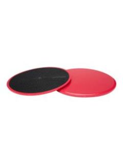 Mind Reader Fitness Glider Discs, Red, Set Of 2 Discs
