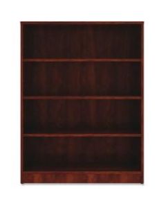 Lorell Essentials Series 48inH 4-Shelf Bookcase, Cherry