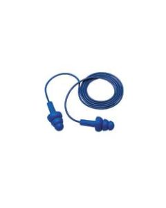 3M E-A-R Ultrafit Corded Ear Plugs, Blue, Box Of 200