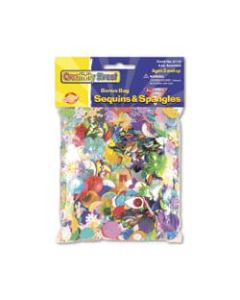 Chenille Kraft Creativity Street Sequins And Spangles, Assorted Colors, 4 Oz